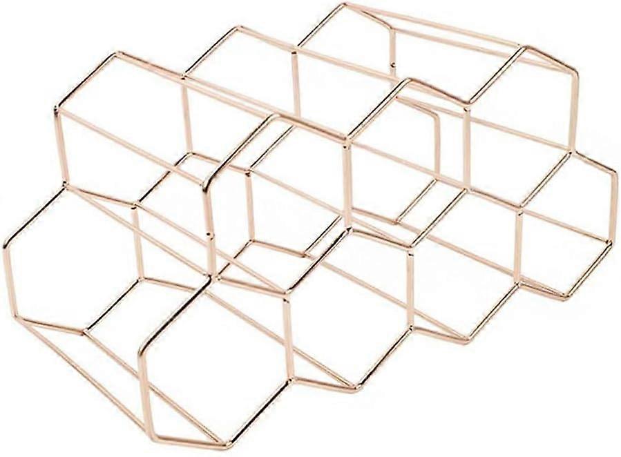 Siebenloch Weinregal - Roségold