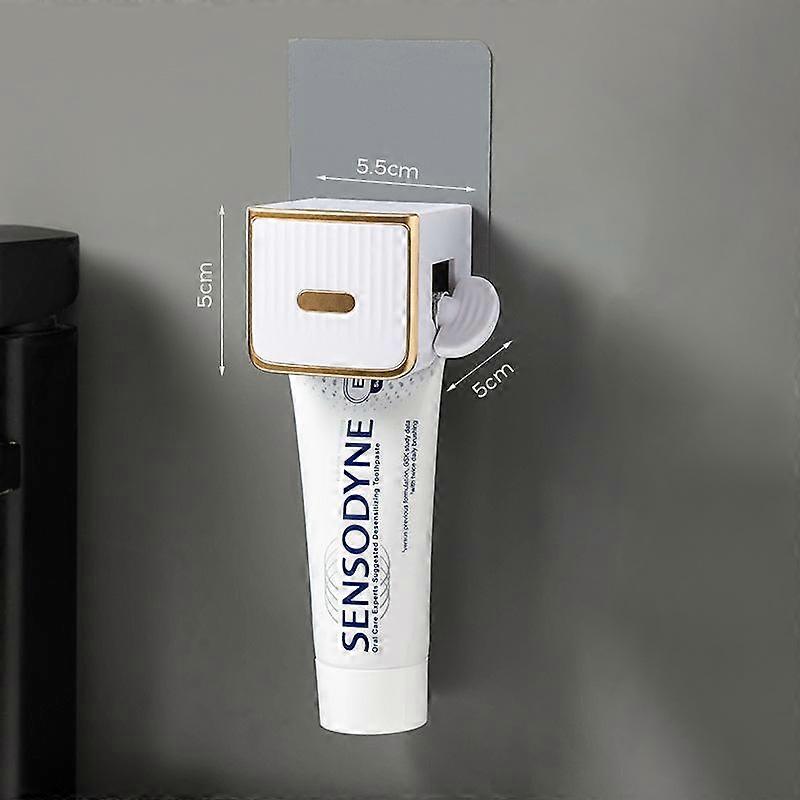 Wall Mounted Toothpaste Squeezer Toothpaste Tube Squeezer Press Facial Cleanser Rolling Toothpaste Holder Bathroom Accessories