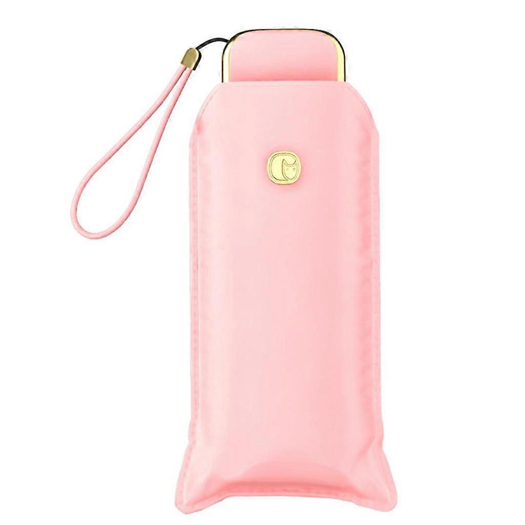 モダンエレガントミニフラットアンブレラマニュアル5折りたたみ式高級アンチUV日焼け止め保護用太陽用雨よけ旅行ポータブルポケット傘