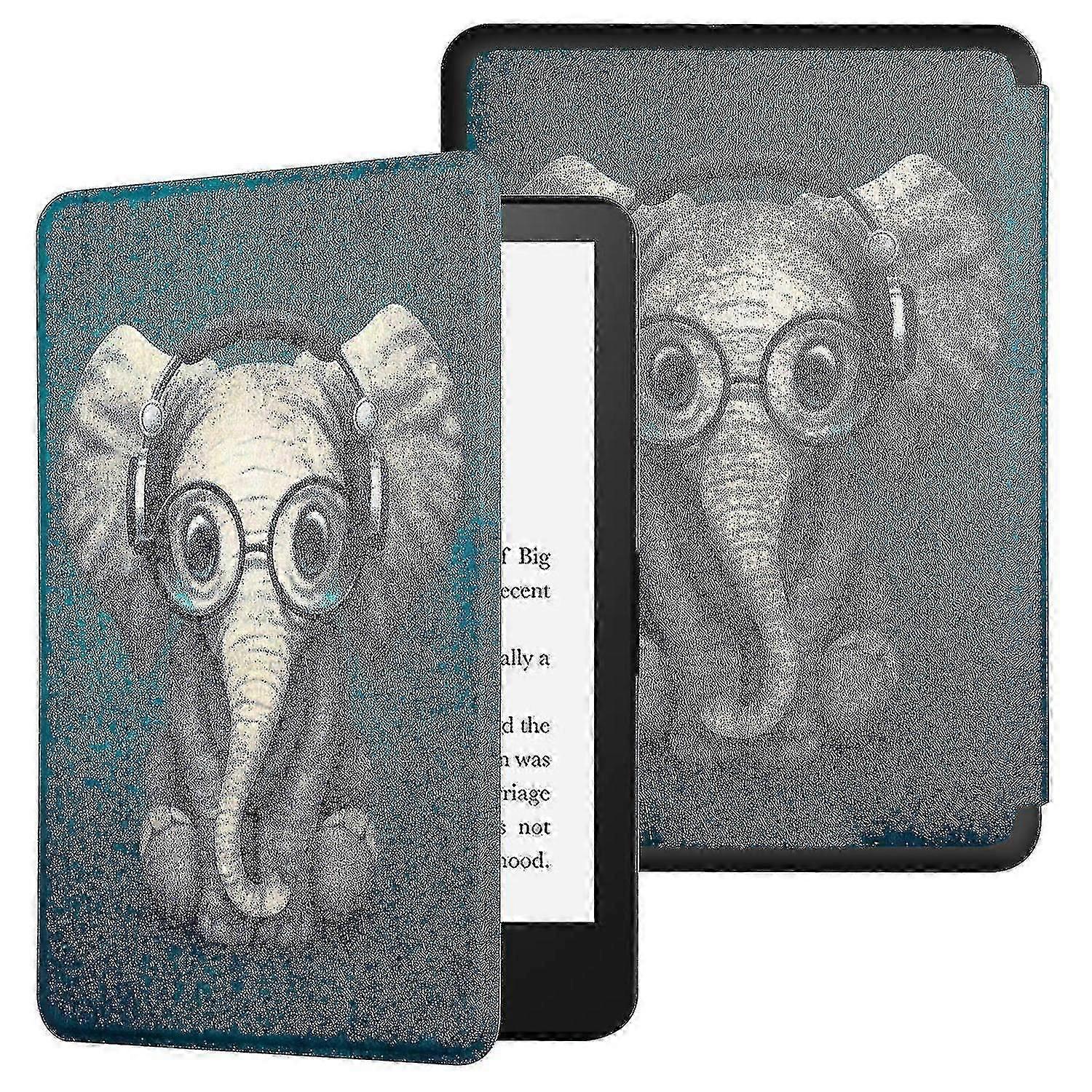 Kindle Paperwhite 6インチ用ケース 2012,2013,2015,2016バージョン、ウェイクSleep_l28ペーパーホワイト 10th Gen. 2018 03 エレファント