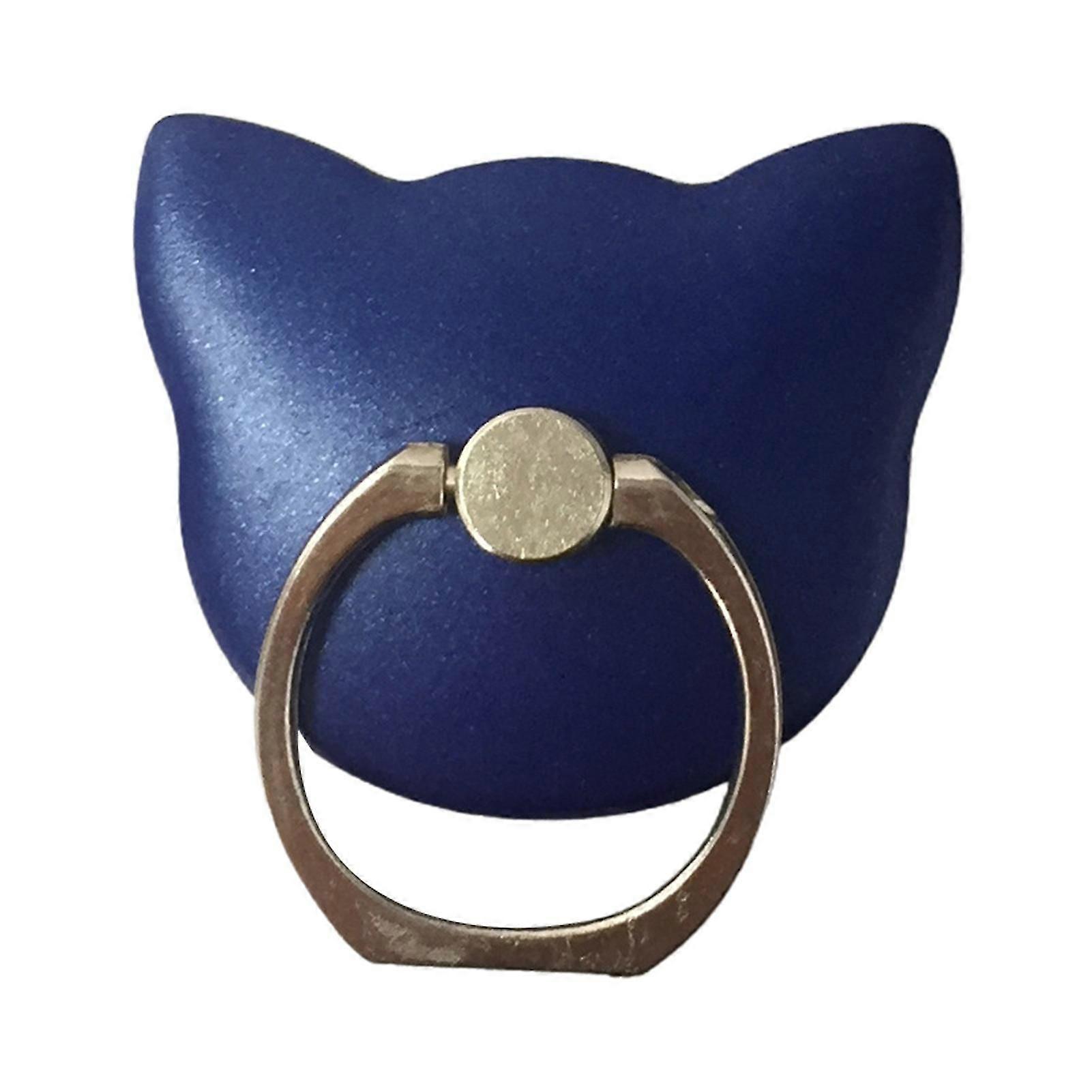 Mobile Phone Rotating Holder Cats Shape High-viscosity Zinc Alloy Ring Buckle