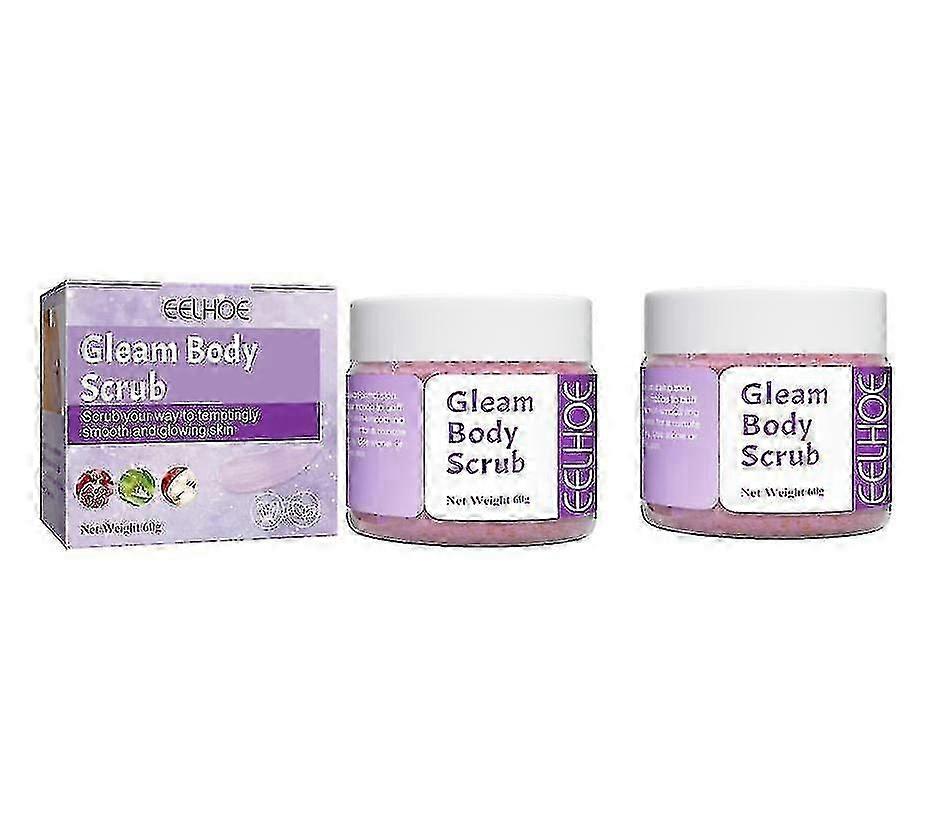 グリッターボディスクラブディープクレンジングエクスフォリエイティングチキンスキン優しい保湿と若返りスクラブ