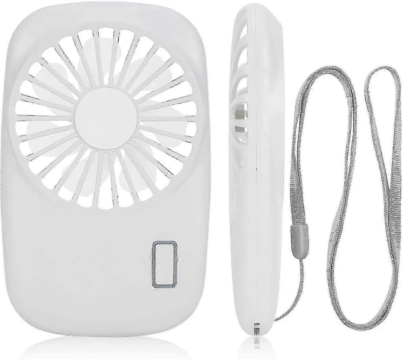 Small Portable Fan Rechargeable-white f54