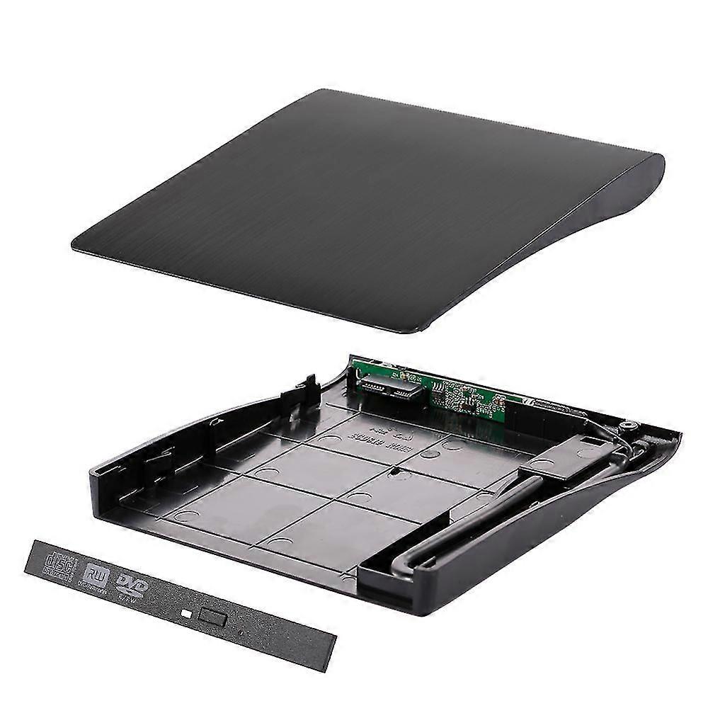 Ultra Slim Portable Usb 3.0 Sata 12.7mm External Optical Disk Drive Case Box