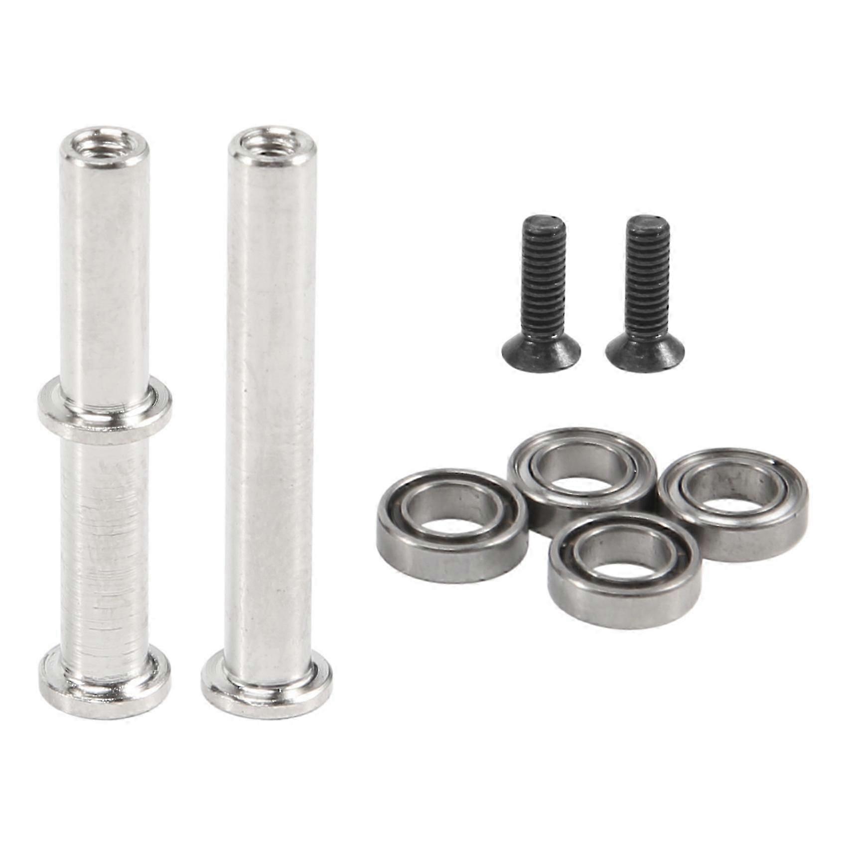2 Pcs Steering Column with Bearing suitable for 144001 144010 124016 124017 124019 RC Car Upgrade Parts Acce