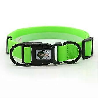 Kein Ziehen Hundehalsband PVC Wasserdichte P-Kette Training Halsbänder 8 Farben Schmutzabweisend Leicht zu reinigen Für Welpen Kleine Mittelgroße HundeHaustierleinen