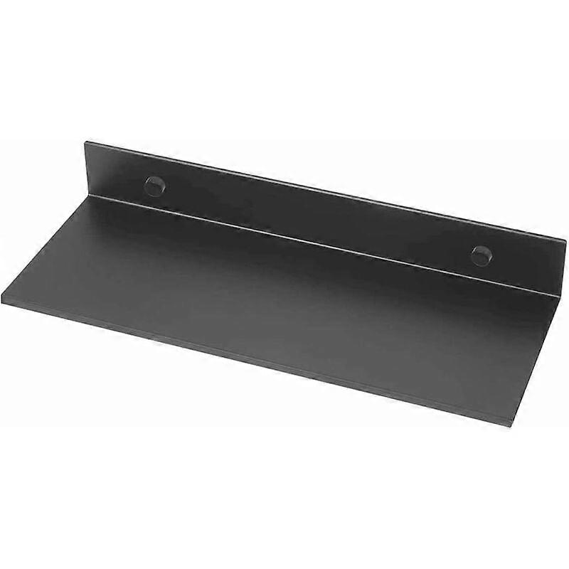 Space-Saving Matte Black Floating Shelf, Practical Design for Easy Installation and Durable Storage Solutions