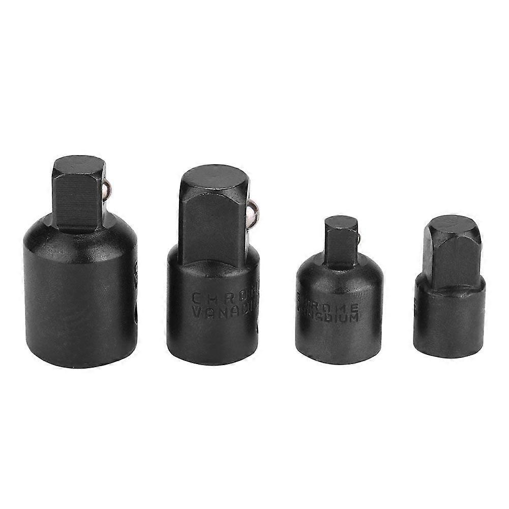 4-Pack Chrome Vanadium Steel Socket Adapter Reducer for Impact Driver Conversion Wrench