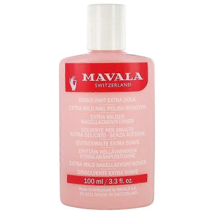 MAVALA Nagellackentferner - 100 ml Flasche - Rosa Farbe