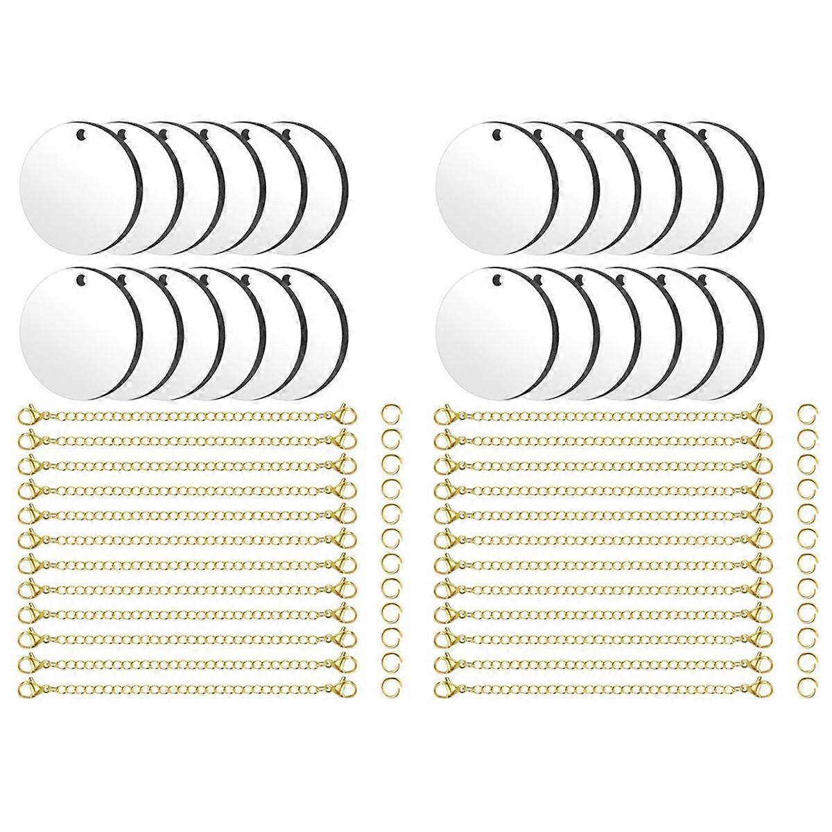 72pcs Charms Accessories for Cup Tumblers with Handle, gold