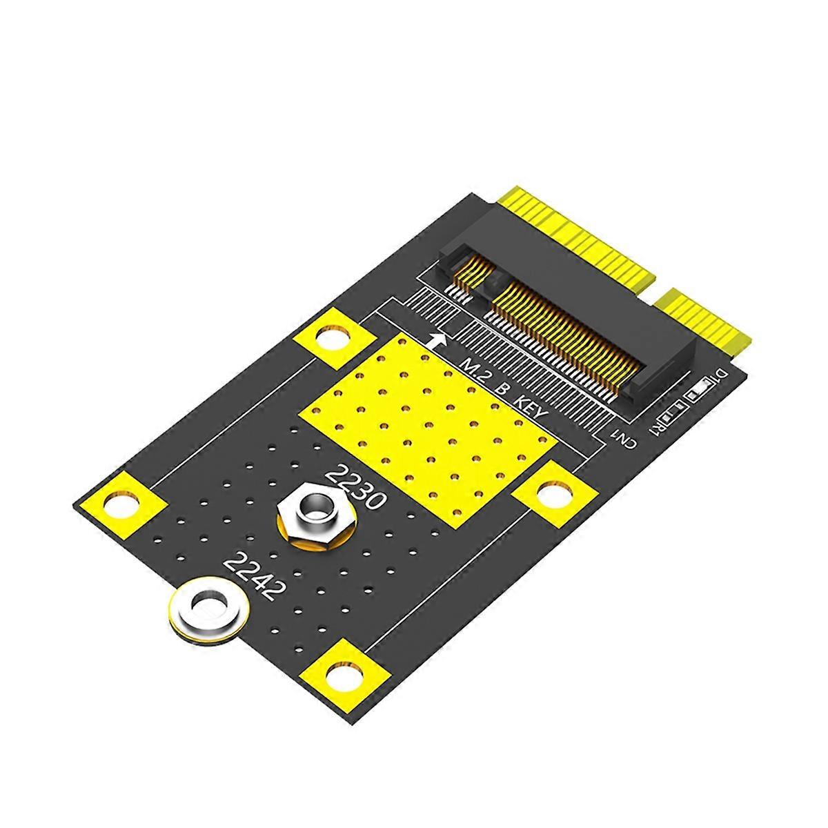 MSATA to M.2(NGFF) Key B Adapter for 2230/2242 SSD Card Adapter