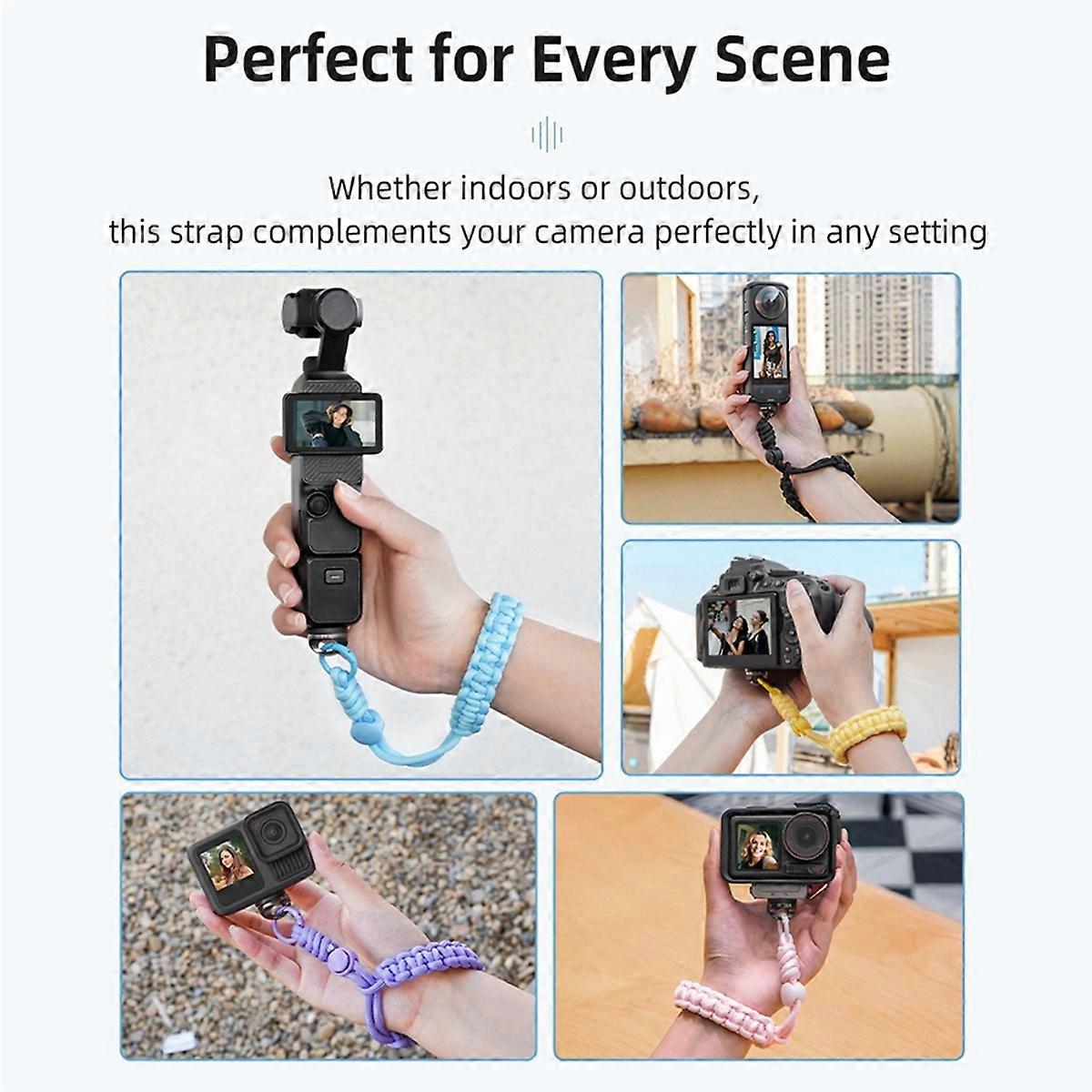 For 3 Wrist Lanyard Anti-Lost Hand Strap Protective Wristband Handheld Gimbal Camera Accessories Bl