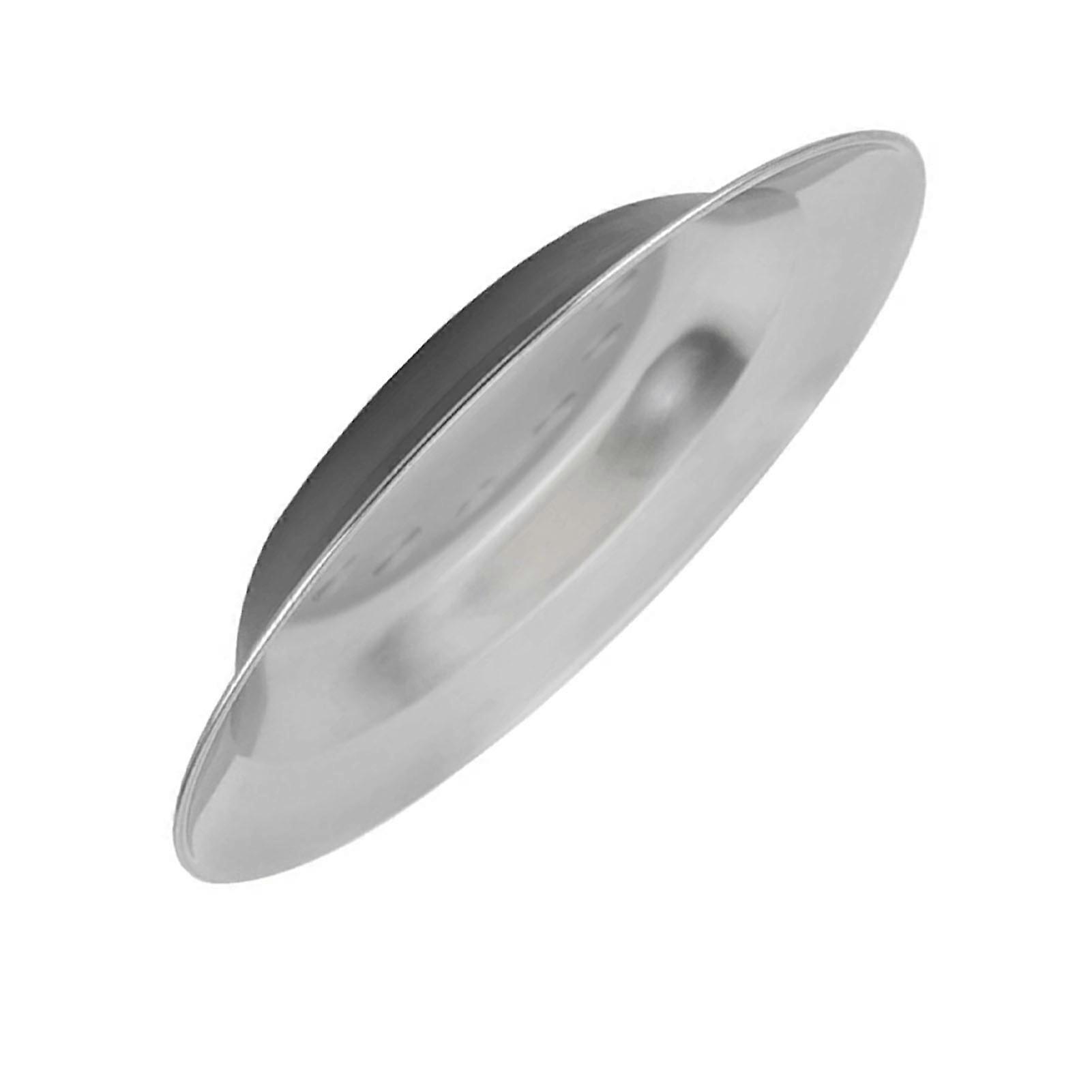 Thickened 16cm Stainless Steel Round Dish Plate for Camping