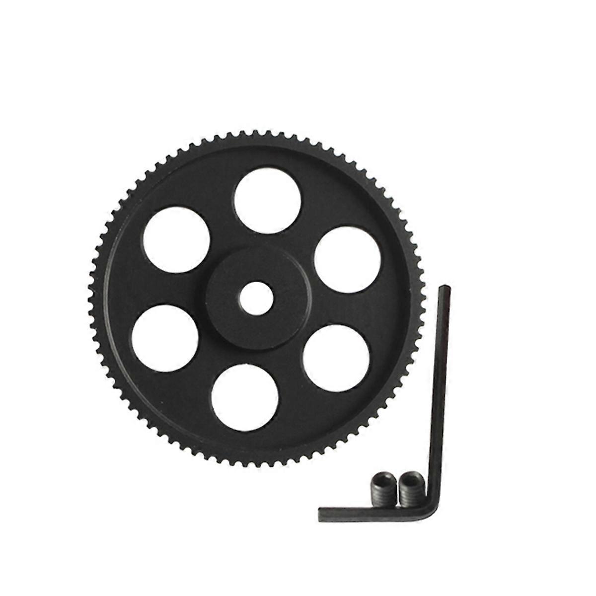 2GT 80Teeth بكرة متزامنة كيت توقيت بكرة التجويف 5 مم 2MGT أسود