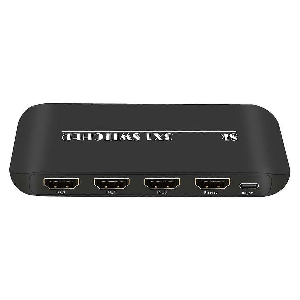 Διακόπτης HDMI 3 σε 1 έξω HDMI 2.1 8K@60Hz HDMI διαχωριστής διακοπτών για προβολέα