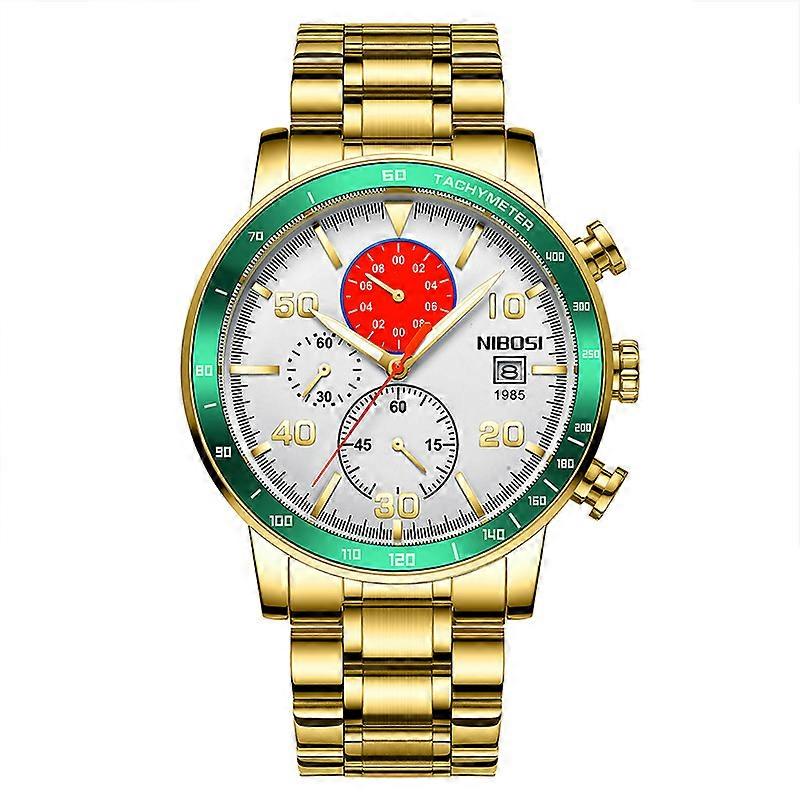 NIBOSI Classic Business Watch - Ultra-Thin 8mm Case with Japanese Quartz Movement