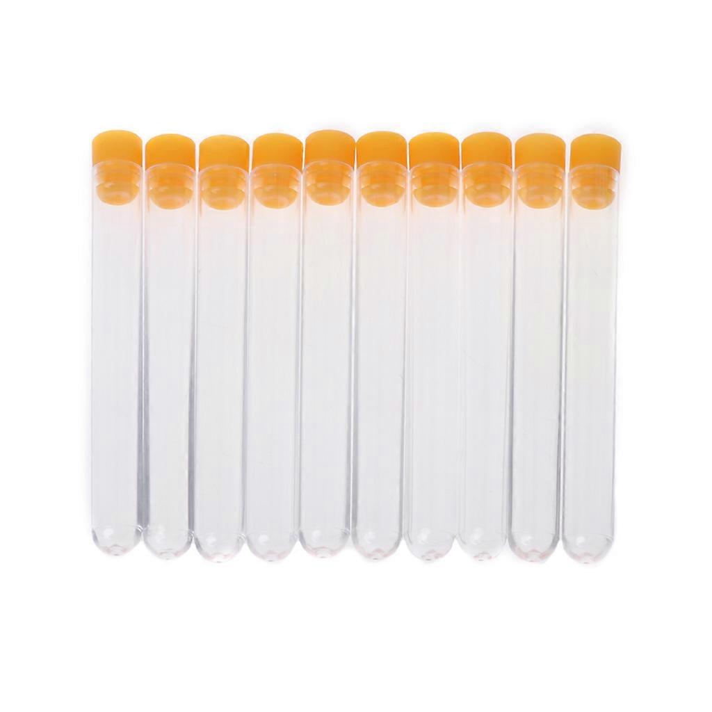 10x Transparent Knitting Sewing Felting Needle Plastic Bottle Storage Container  Transparent