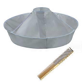 Hårklippning Cape Paraply Vattentät Hår Kappa Salong Frisör Cape Vikbar Frisyr Kappa Frisör Paraply Förkläde Kit för Vuxna Män och Kvinnor