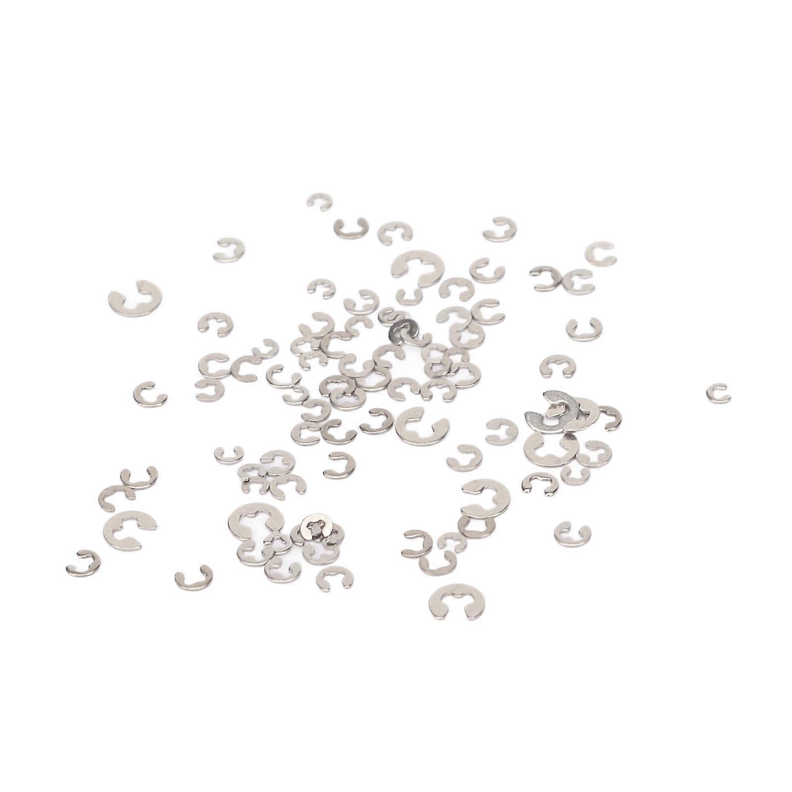 Watch Washer Clip Assorted Kit Different Sizes E Clip Assortment Set for Watch Repairing 