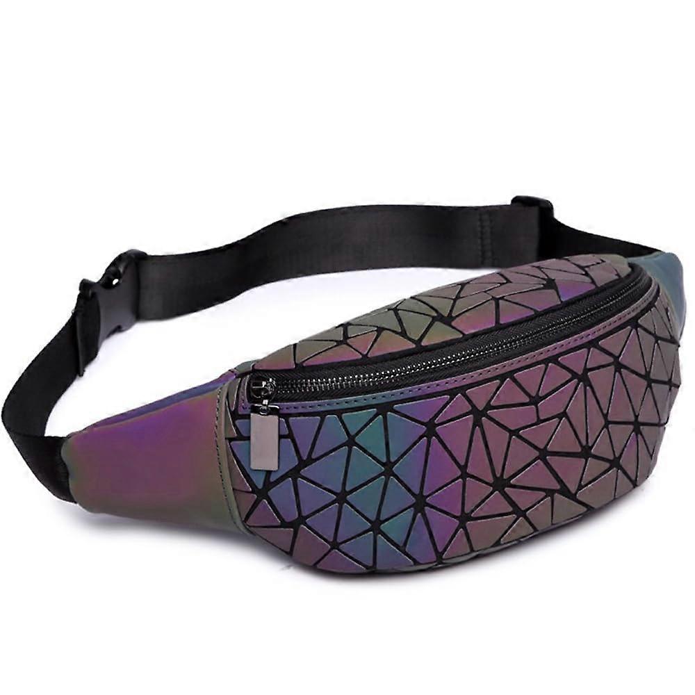Handbags Women's Geometric Luminous Top Handle Satchel Purse Bags with Adjustable Strap and Multiple Colors