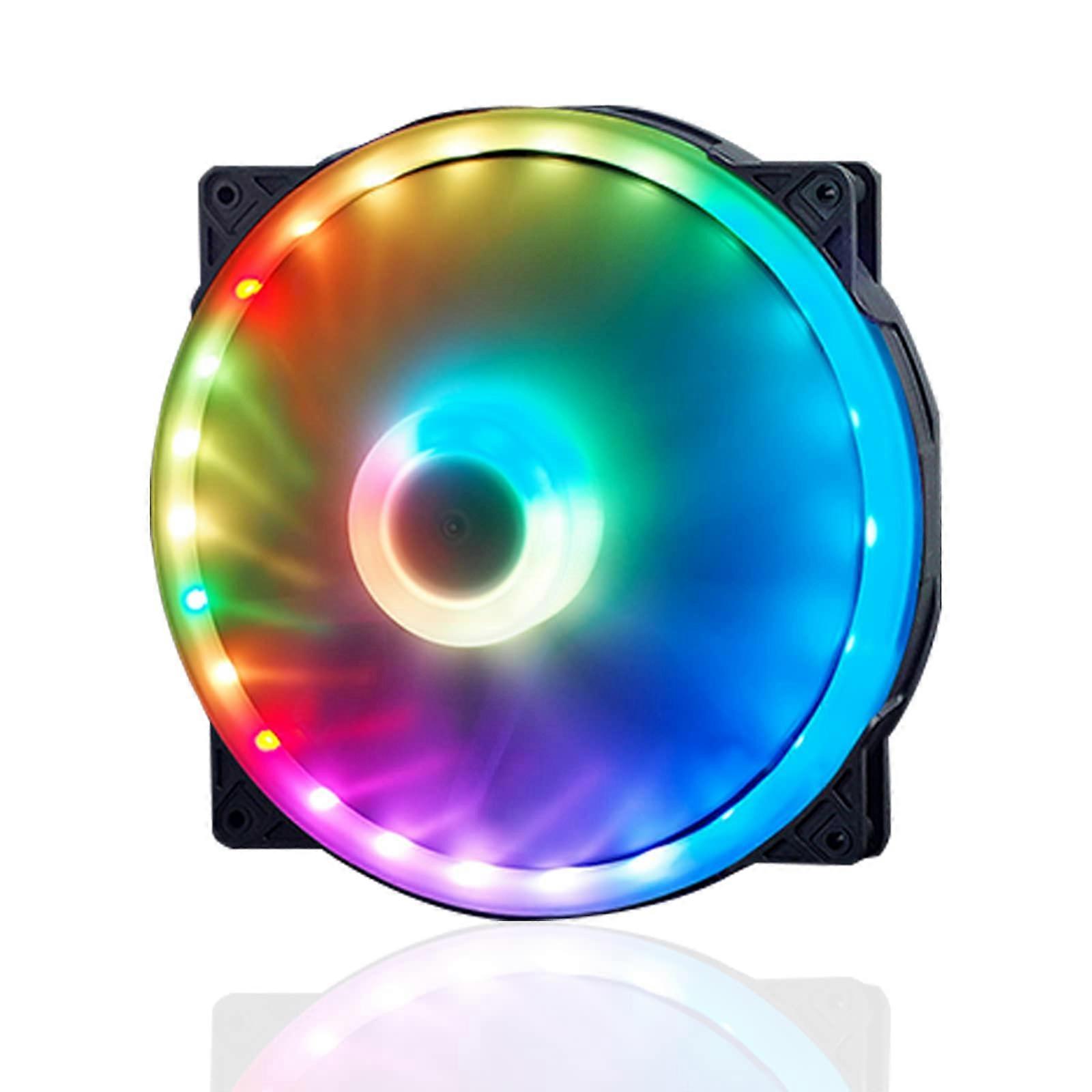 Case Fans 200mm Large Hydraulic Bearing Silent Low Noise 4Pin PWM 5V ARGB 12V Computer Case Fan