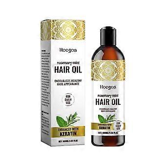 2pcsRosemary & Mint Hair Oil, Moisturizing Nourishing Smooth Hair Oil For Daily Massage