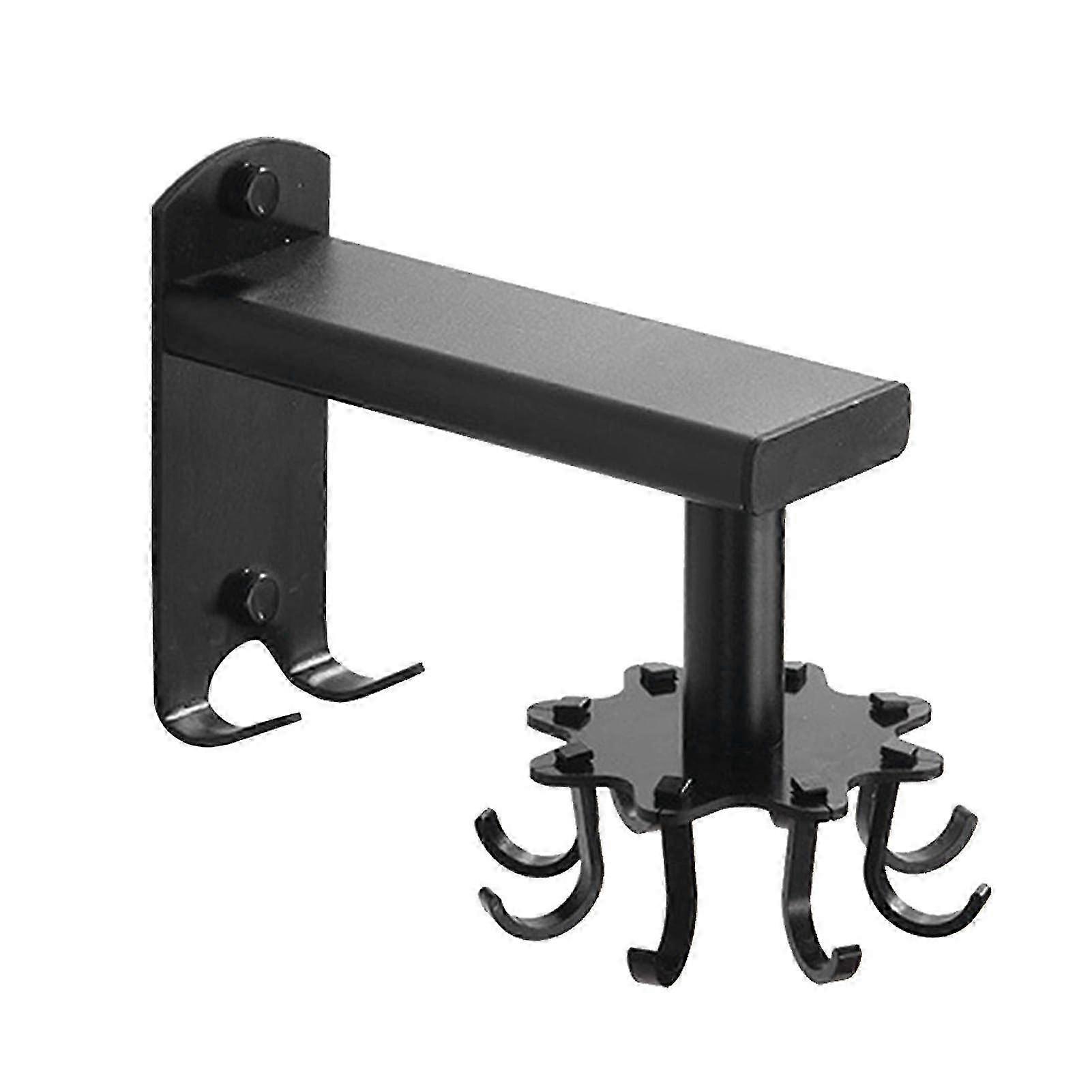 Keittiön kääntökoukku, 360 astetta pyörivä säilytyskoukku, tilaa säästävät keittiötelineseinäkoukut 8 koukulla