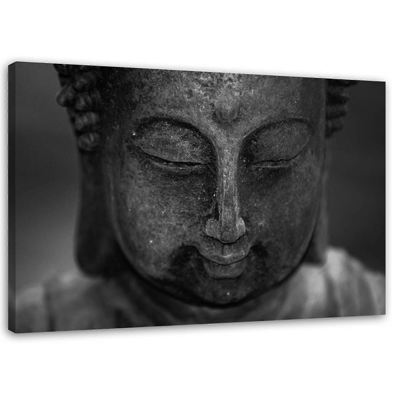 Imprimare pe pânză, Capul lui Buddha - 120x80