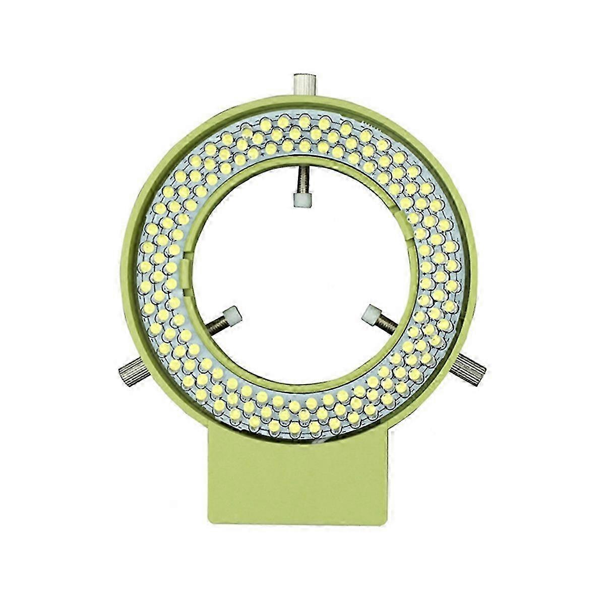 Adjustable 144 LED Ring Light Illuminator Lamp for Industry Stereo Microscope Lens Camera Magnifier