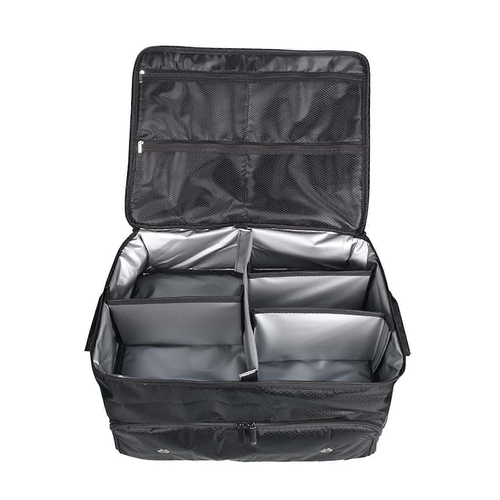 Golf Trunk Organizer Foldable TwoLayer Durable Locker For Essentials, Golf Accessories, Car Trunk Storage