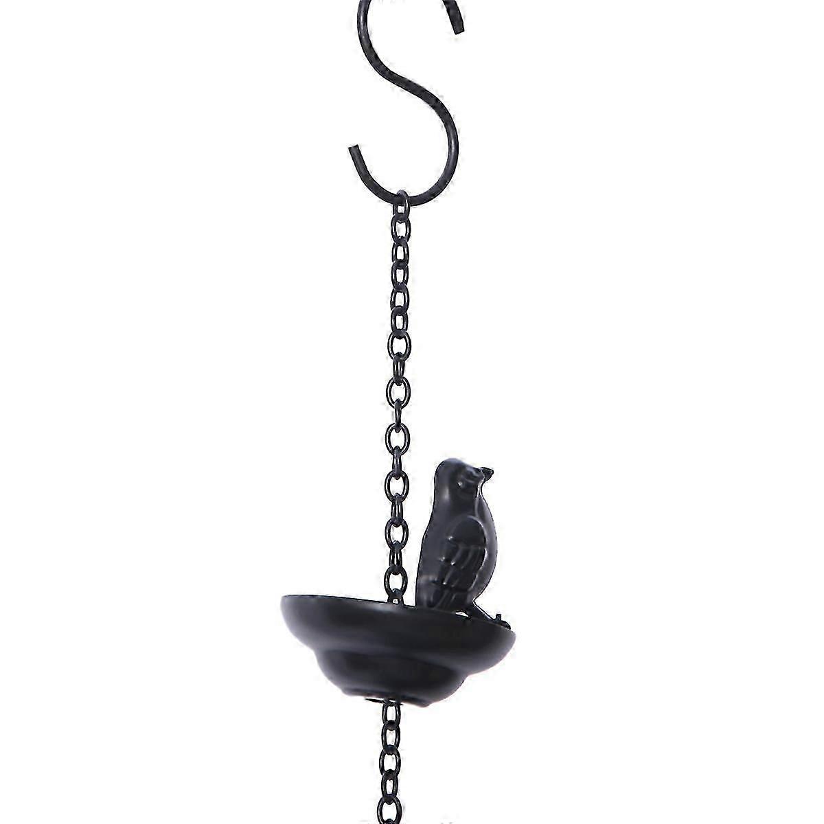 Mobile Birds On Cups Rain Chain For Outside, Rain Chains For Gutters Downspouts Rain Chain For Home,9x7x80cm
