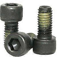 Nylon Patch Socket Head Cap Screw, 1/4-20 x 1 1/2', Alloy Steel, Black Oxide, Hex Socket (Quantity: 100)