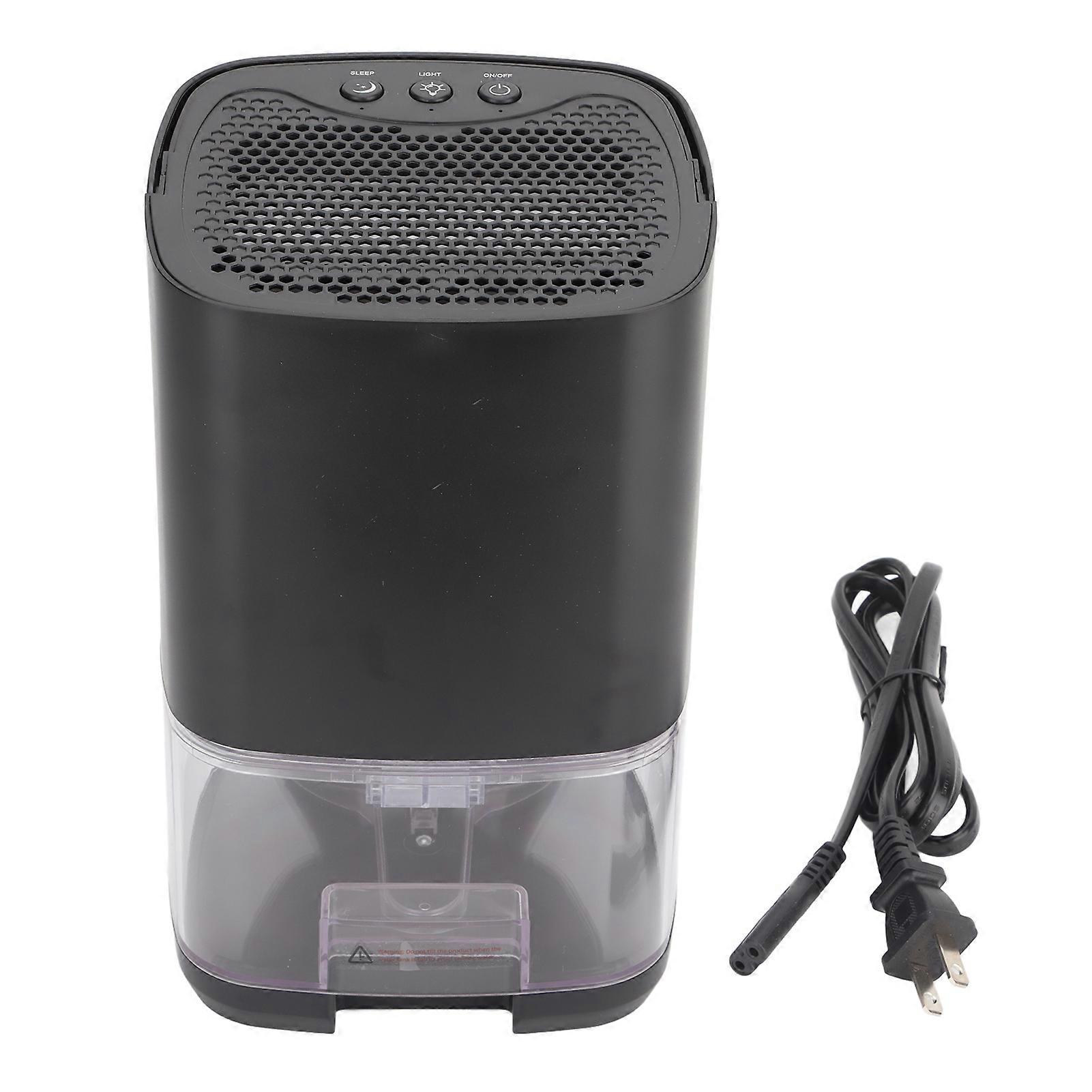 Deumidificatori Multifunzione Silenzioso 1L Serbatoio dell'acqua Luce notturna colorata 350ML / D Deumidificatore per camera da letto a 20㎡ Camera da letto Seminterrato Garage 100-240V