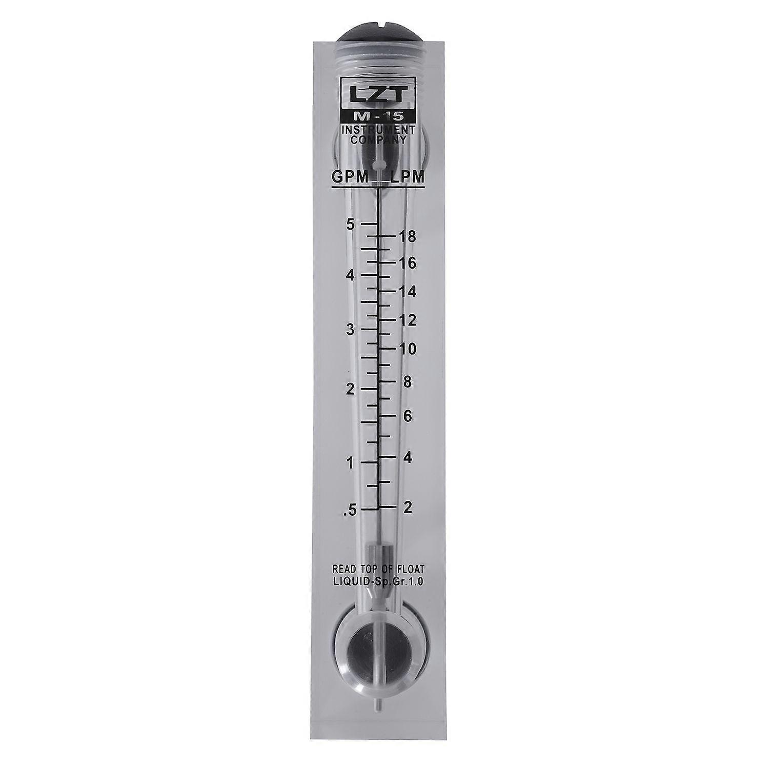 0.5-5 GPM 2-18 LPM Water Flow Panel Mount Type Flowmeter