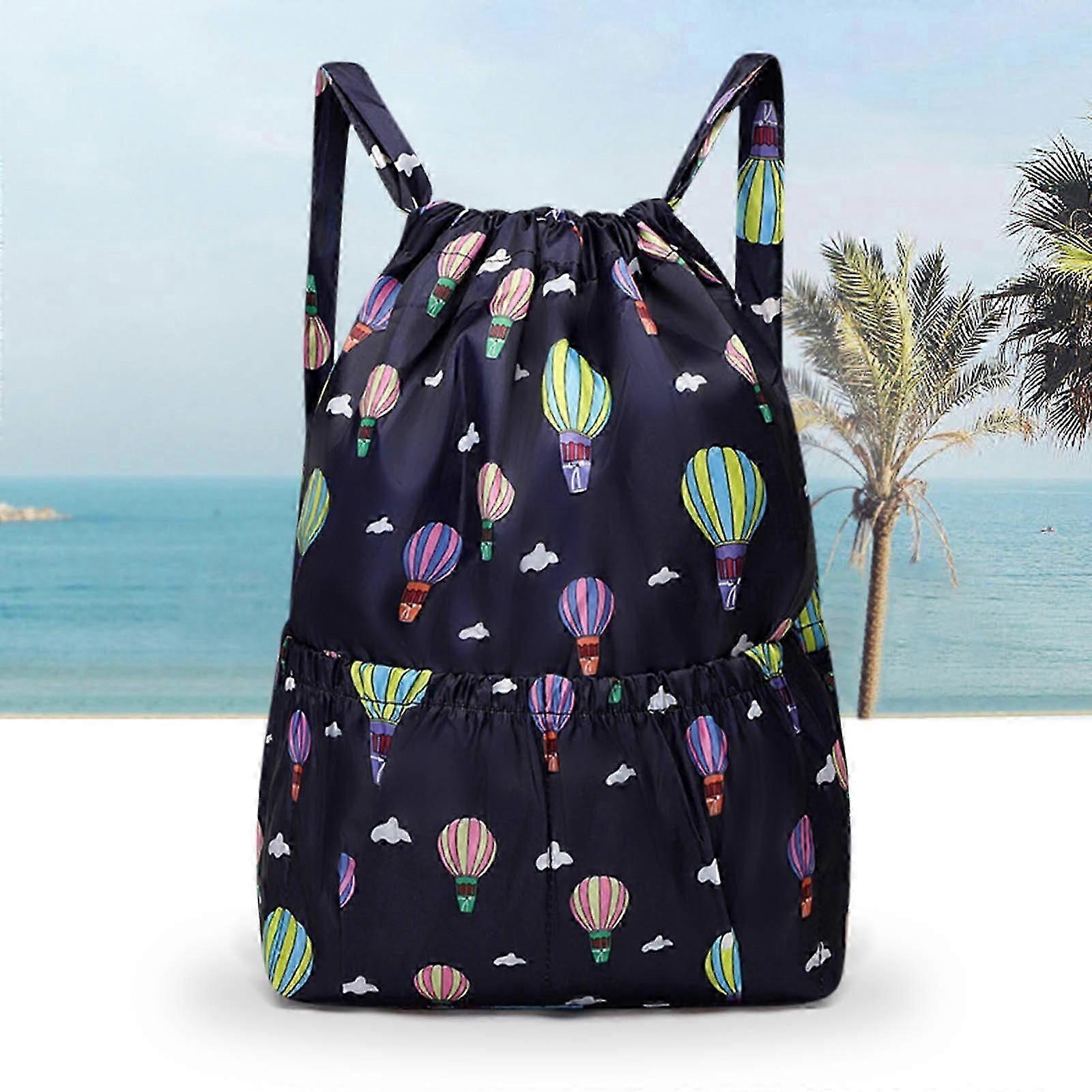 Balloon Arch Kit Drawstring Foldable Large Capacity Wet And Dry Separation Backpack