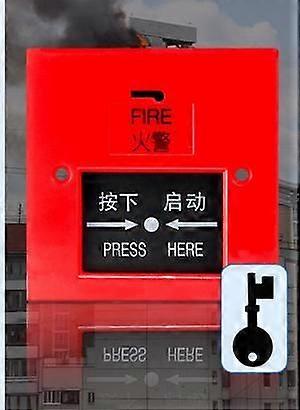 Resettable Manual Call Point Emergency Alarm Switch Fire Alarm Button For Quick Response For Traditional Fire Alarm Systems