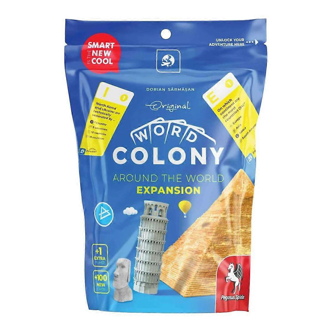 Around the World Word Colony Expansion Pack For Board Game