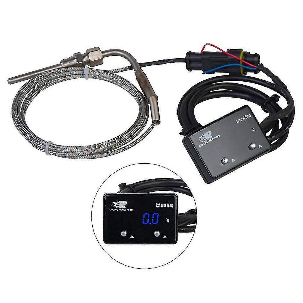Digital Universal Car Exhaust Temperature Monitor Exhaust Gas Meter With Sensor