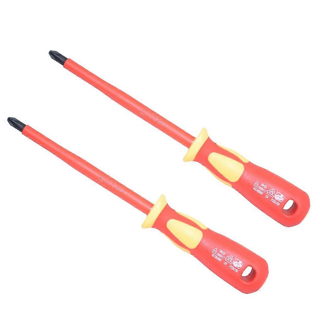 2Pcs Insulated Screwdriver 5.5mm
