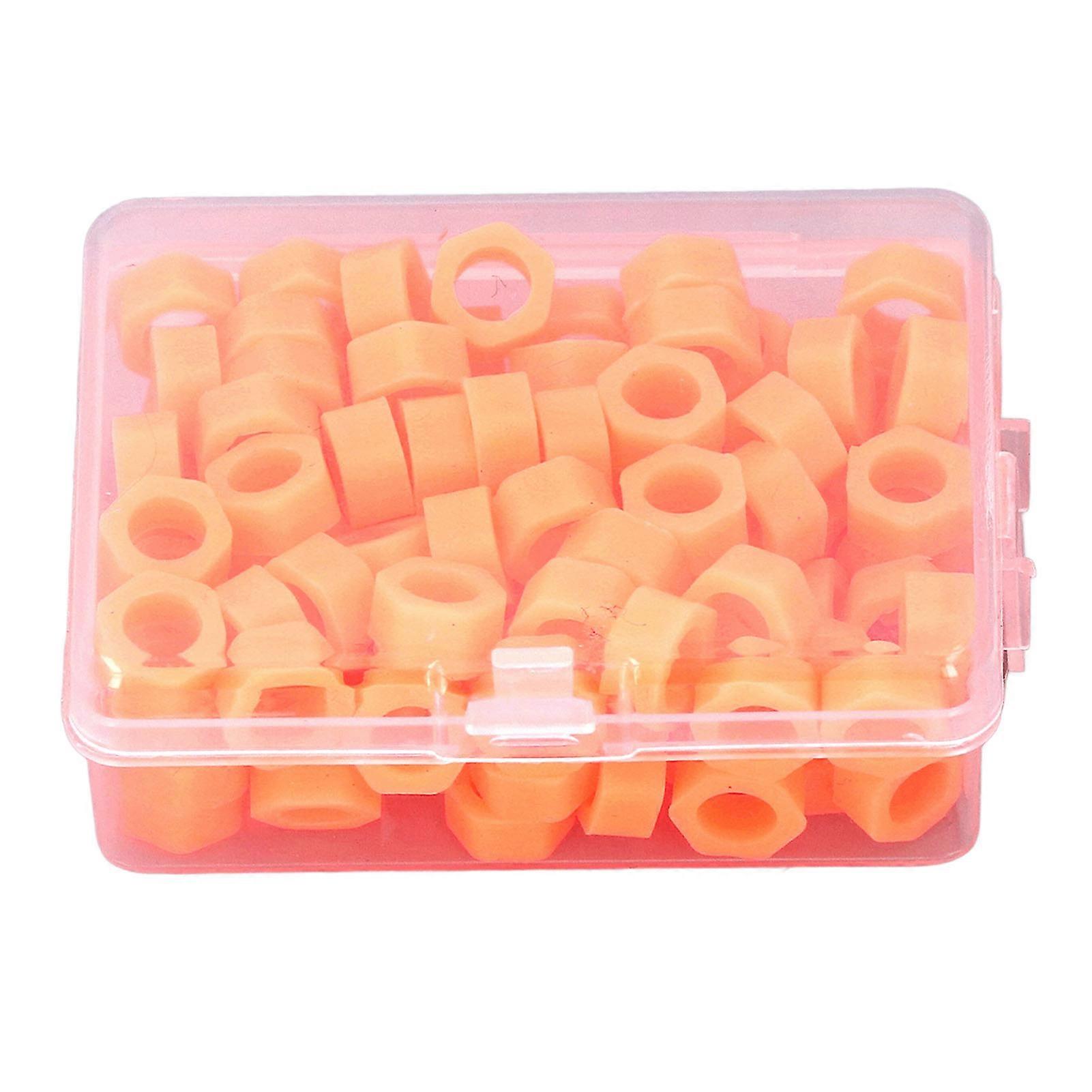100Pcs Dental Marking Coding Ring High Temperature Cleaning Available Silicone Clinic Marking Ring