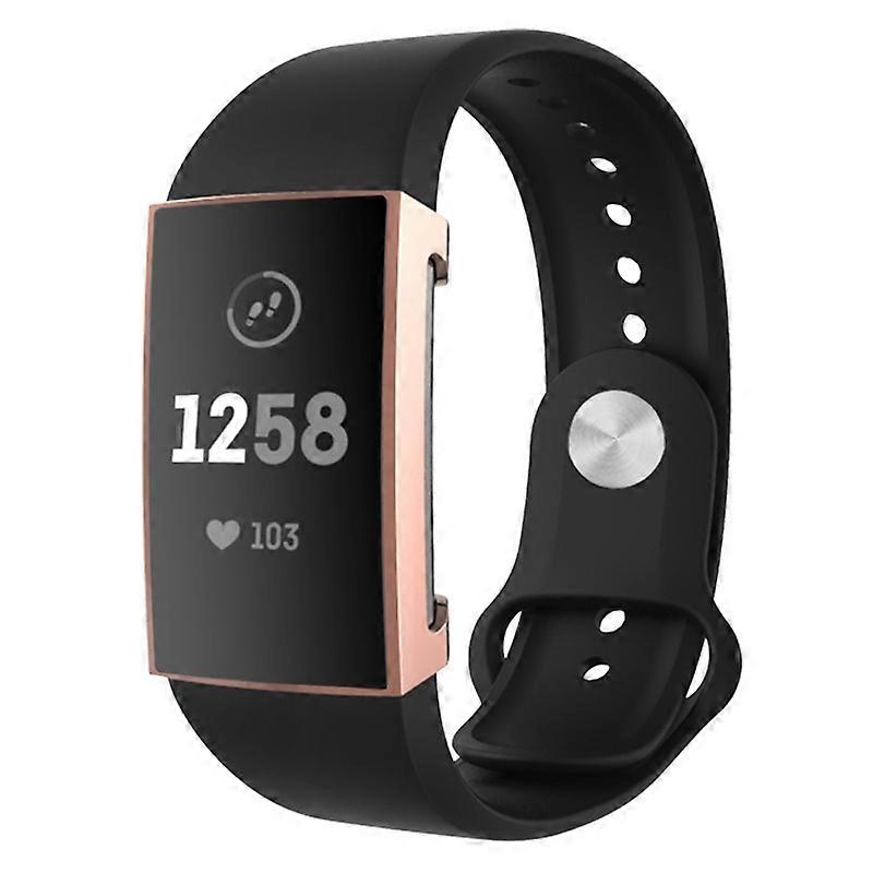For Fitbit Charge 3 / 4 Full Coverage Plating TPU Watch Case