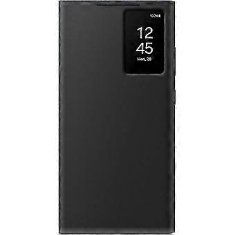 Official Galaxy S23 Ultra, Galaxy S24 Ultra Smart View Wallet Case, Black