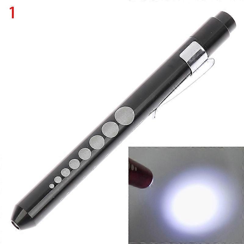 LED Flashlight Work Light First Aid Pen Light Torch Lamp Pupil Gauge Measurement
