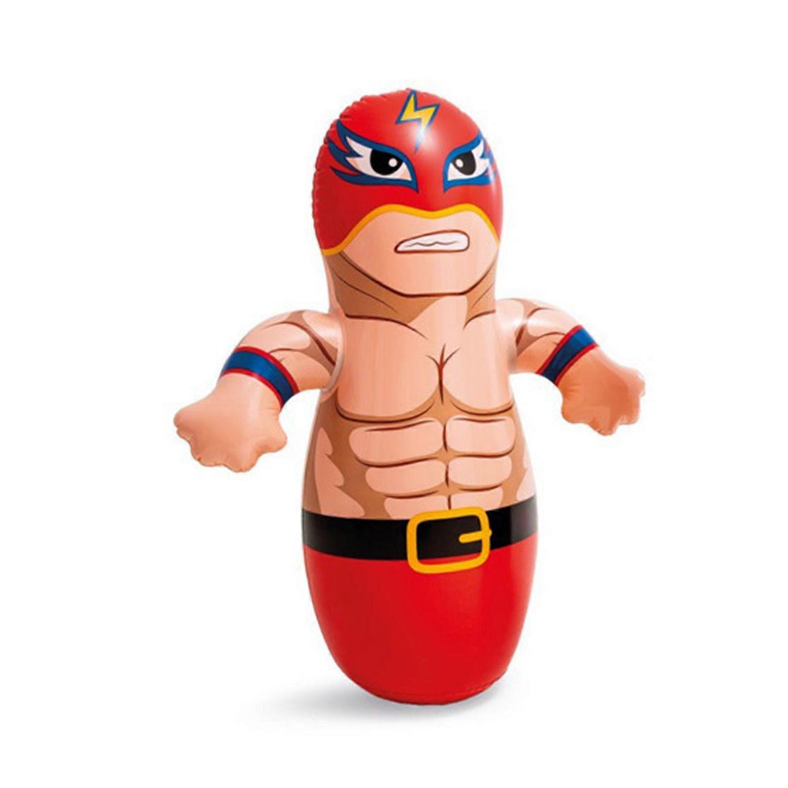 Inflatable Tumbler Toy Children's Bottom Water Filled Boxing Toy Portable Decompression Toy for Indoor Outdoor