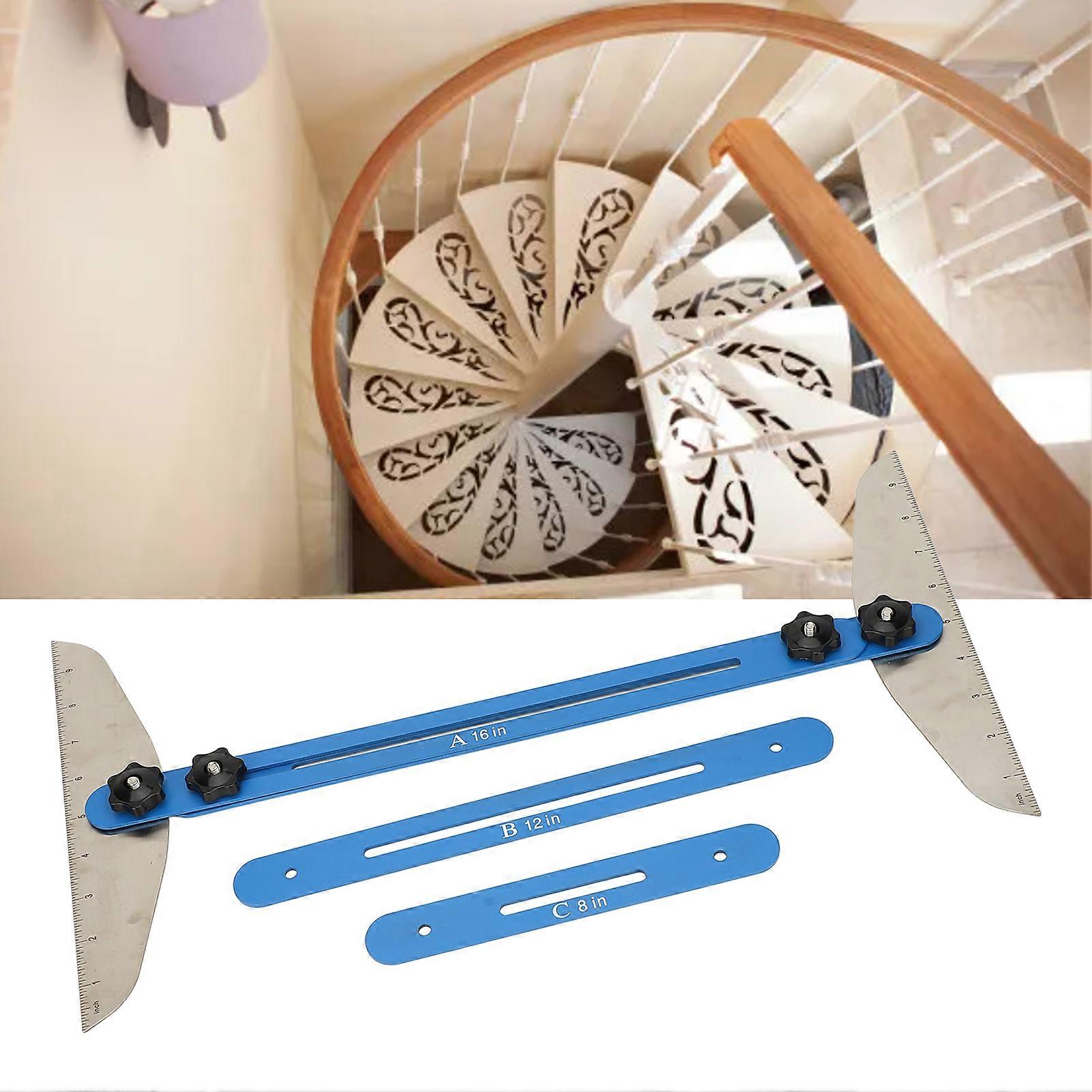 Adjustable Stair Treads Gauge Template Tool 2.7lb Aluminum