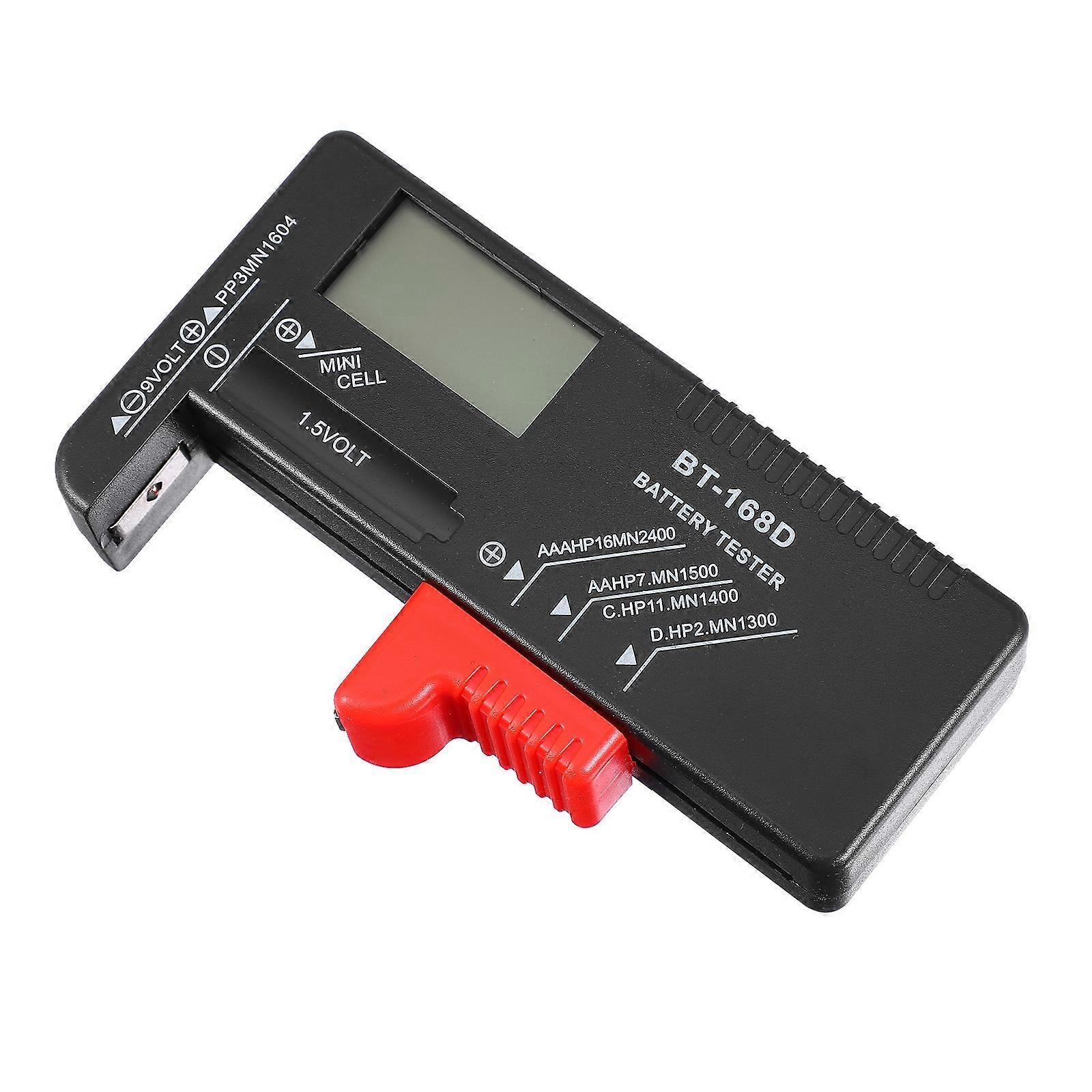 Battery Tester Checker for AA AAA 9V 1.5V Button Cell Batteries ABS Material