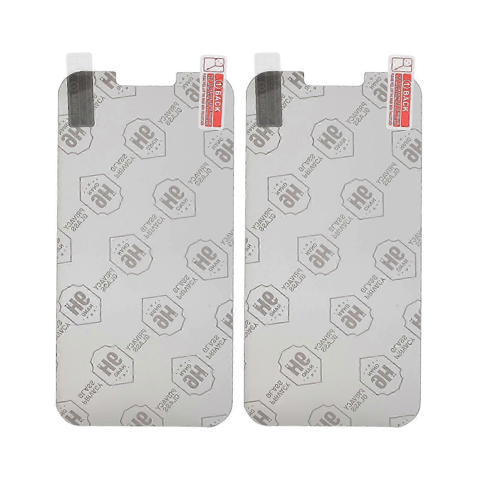 2 Set Privacy Screen Protector for Compatible Devices with 9H Hardness, Anti-Scratch and Shatterproof Features for 6.1 Inch Screens