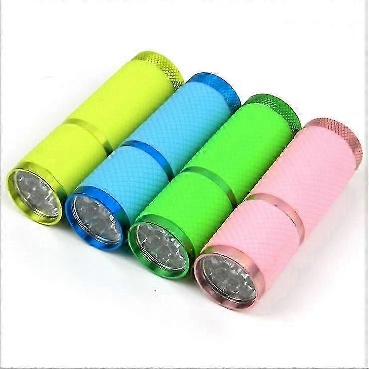 LED Glow Flashlight - Rubber Coated Mini for Camping & Hiking