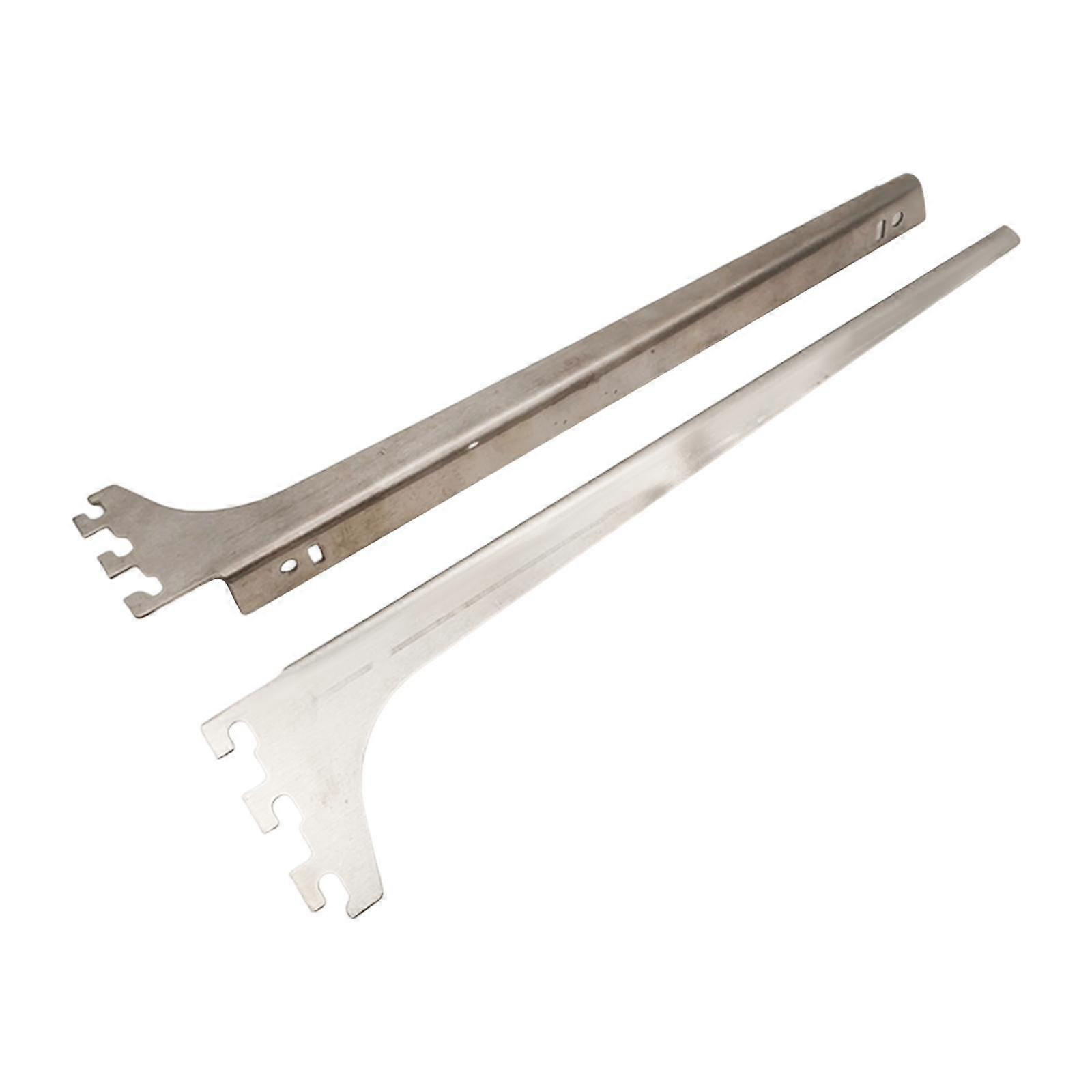 2Pcs Shelf Rail Bracket Rack Storage Holder Single Track System Bracket for