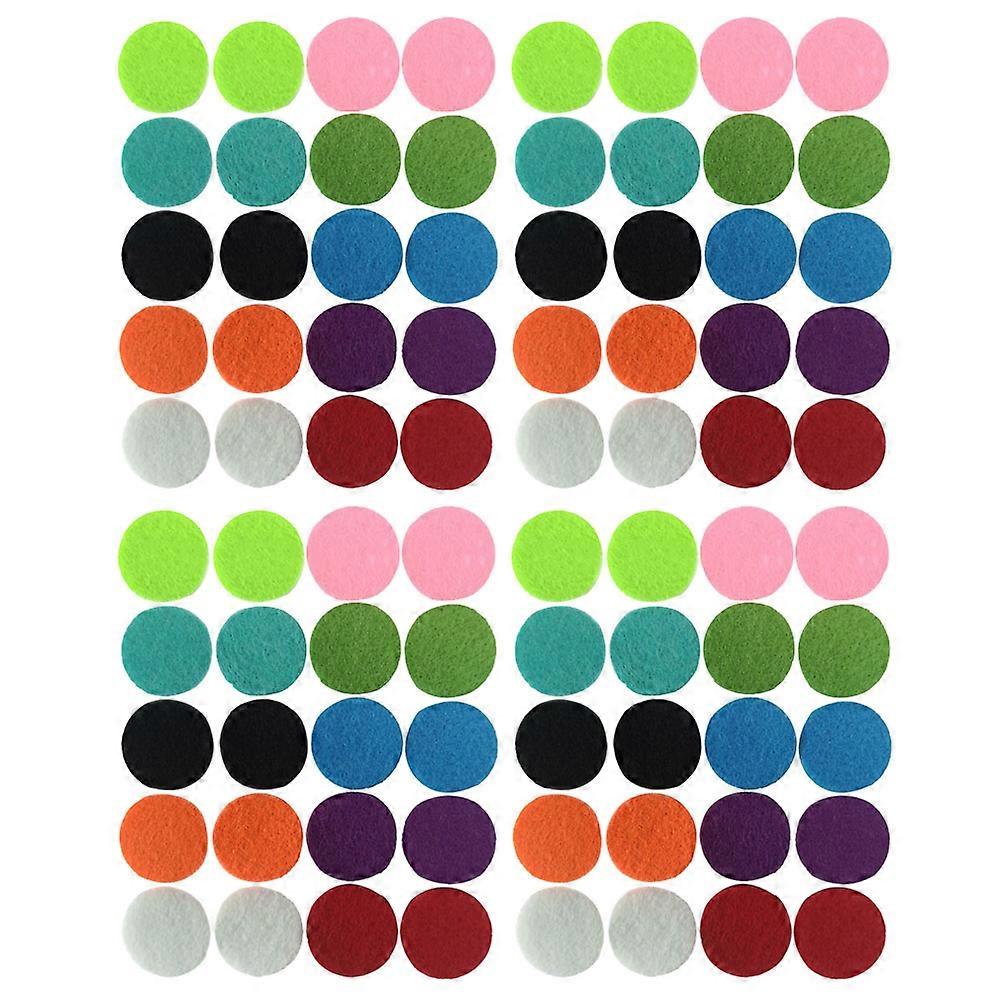 100pcs Compact Aroma Pads for Car Diffusers – Replaceable Essential Oil Pads Made from Safe Fiber Cotton for Aromatherapy and Fragrance Enjoyment